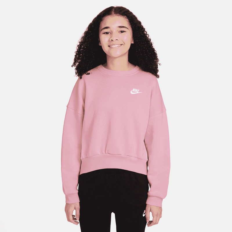 Bluza Nike G NSW CLUB FLC BXY CRW LBR Copii
