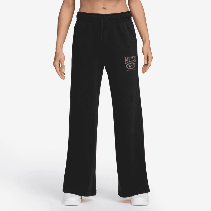 Pantaloni Nike W NSW CLUB FLC MR GX WIDE PNT Femei