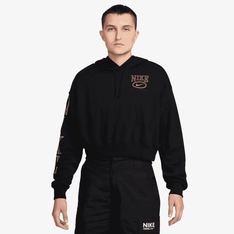 Hanorac Nike W NSW CLUB FLC OS GX CRP HDY Femei