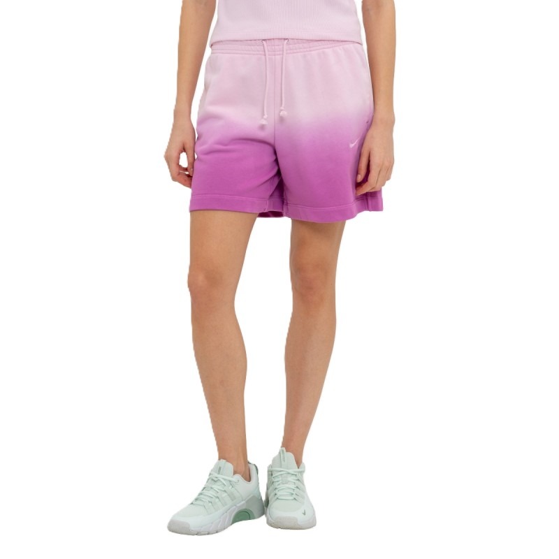 Sort Nike W NSW PHNX FLC STD MR DIP SHRT Femei