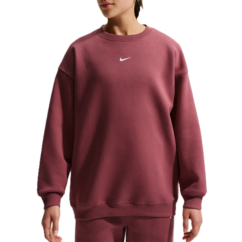 Bluza Nike G NSW STUDIO FLC OS CRW LBR Unisex Copii