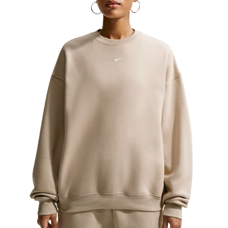 Bluza Nike W NK STDO FLC MW OS CREW Femei