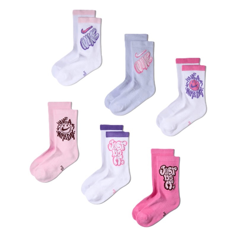 Sosete Nike Y NK ED CSH CRW 6P-144 SARTGFX Unisex Copii