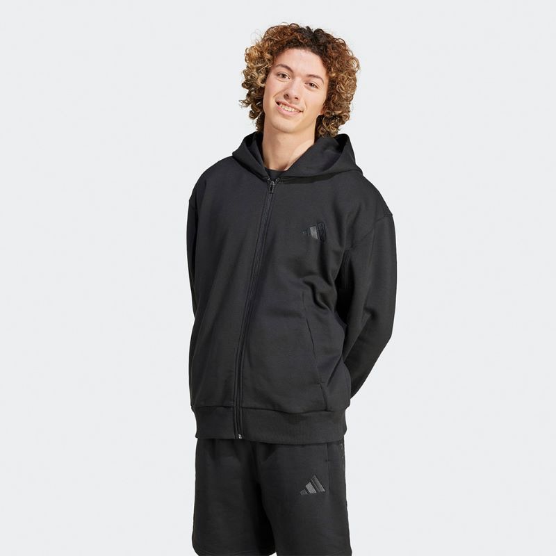 Bluza cu fermoar adidas M A SZN FL FZ Barbati