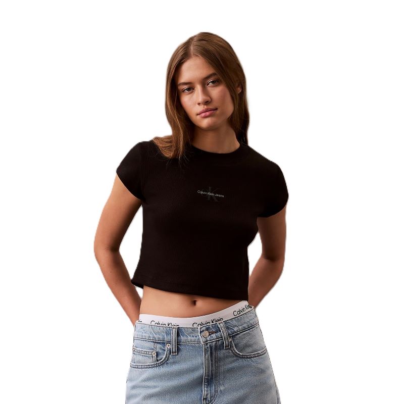 Tricou Calvin Klein MONOGRAM BABY TEE Femei
