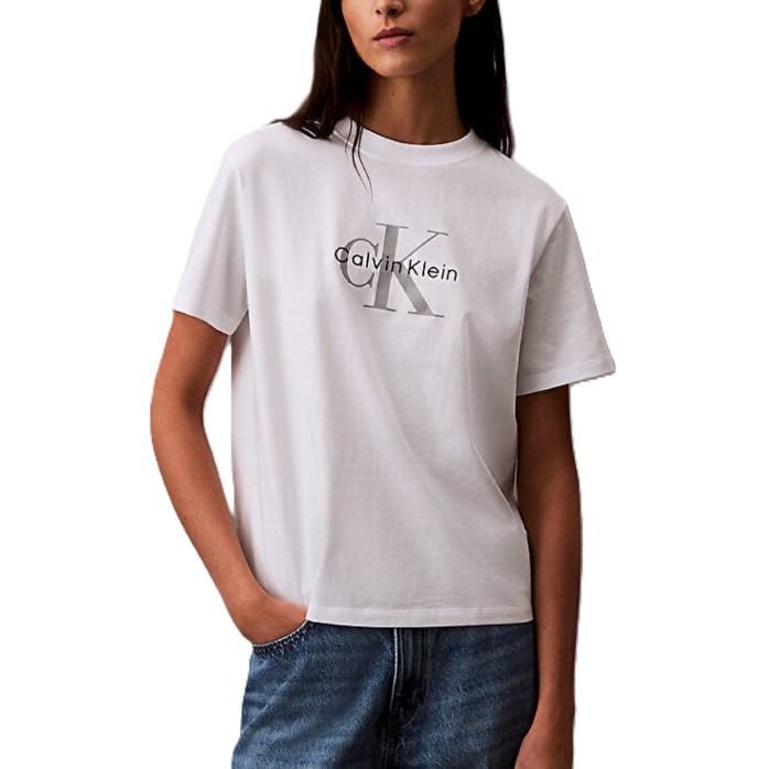 Tricou Calvin Klein HR SS CLSSC MNLG CNC Femei