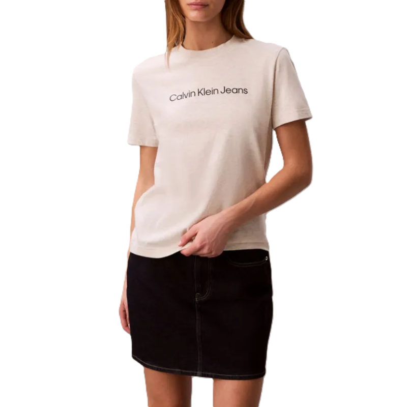 Tricou Calvin Klein A- INST. LOGO CLASSIC TEE SS Femei
