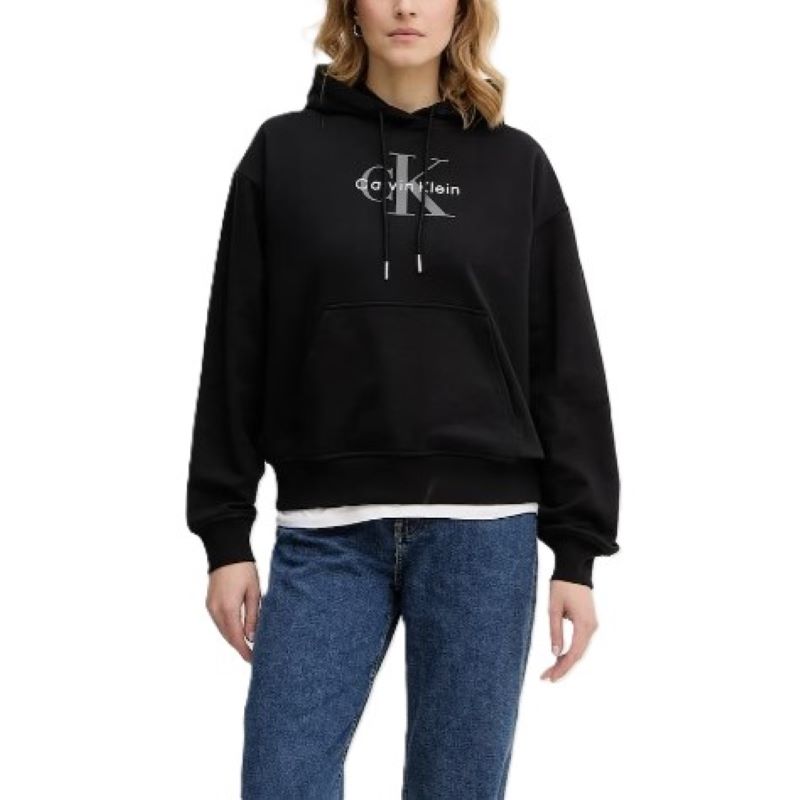Hanorac Calvin Klein LS MONOLOGO FRENCH TERRY PO HOOD Femei