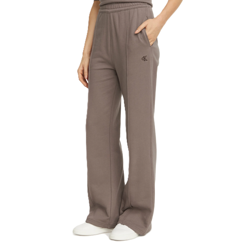 Pantaloni Calvin Klein LS MONOGRAM TERRY TRACKPANT Femei