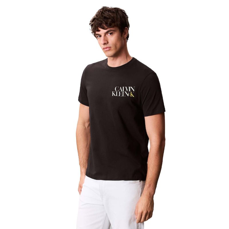 Tricou Calvin Klein SS 30S E CK NY WRD S Barbati