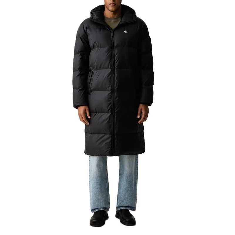 Geaca Calvin Klein LS LONG LENGTH HOODED NYLON PUFF Barbati