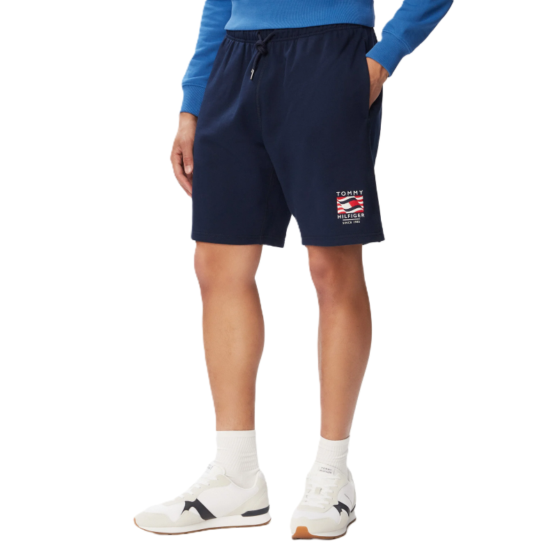 Sort Tommy Hilfiger RWB BOX FLAG TR SWEATSHORT