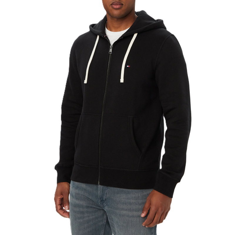 Bluza cu fermoar Tommy Hilfiger ESSENTIAL FLEECE HOODED REG ZT Barbati