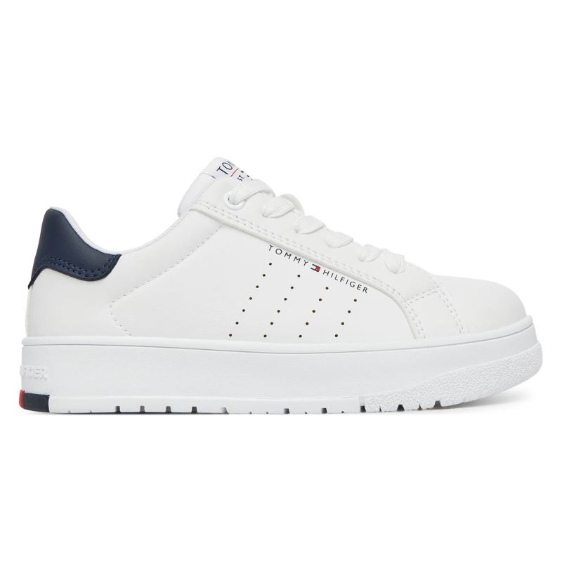 Pantofi sport Tommy Hilfiger LOW CUT LACE-UP SNEAKER Unisex Copii